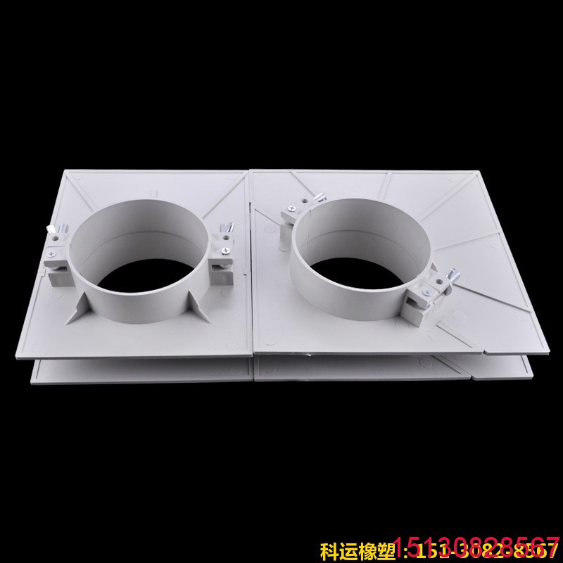 雙排H管道組合型塑料吊模實(shí)物拍攝圖片