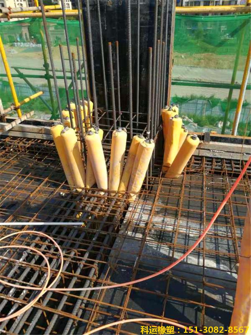長沙高低標(biāo)號(hào)混凝土攔茬氣囊 隔斷氣囊 混凝土攔茬器4